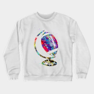 American Football Globe Crewneck Sweatshirt